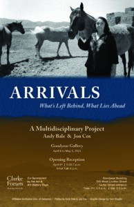 Poster to advertise ARRIVALS program 