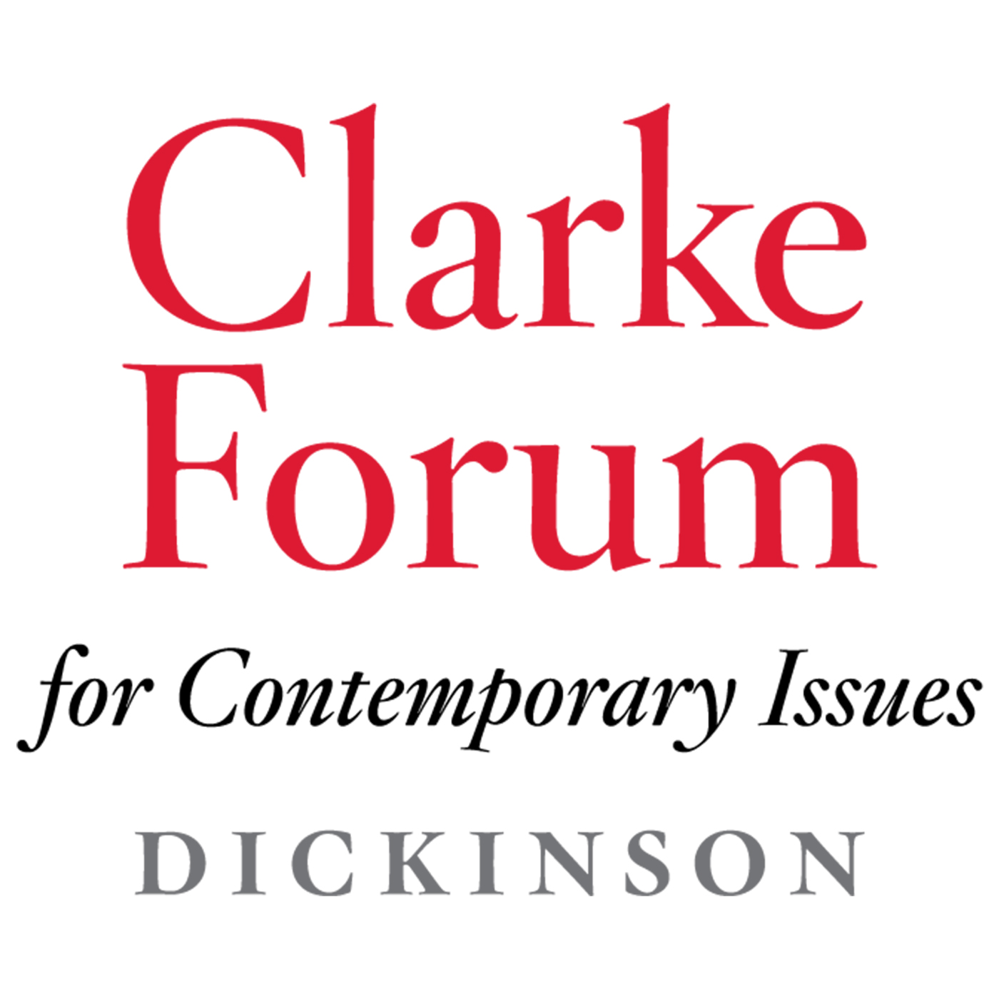 The Clarke Forum For Contemporary Issues