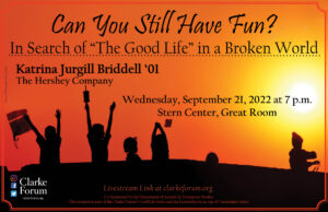 Poster for Katrina Briddell's event