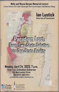Poster for Paradigm Lost: From Two-State Solution to One-State Reality