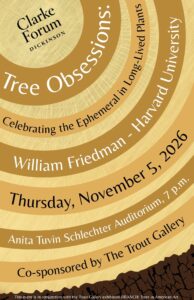 Poster to advertise Friedman's program