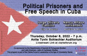 Poster for Political Prisoners event